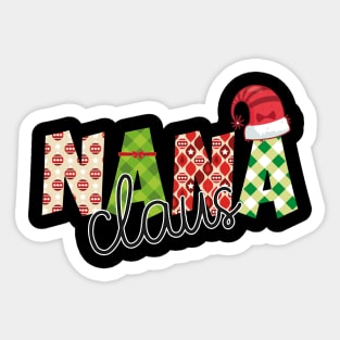 Nana Claus Sticker